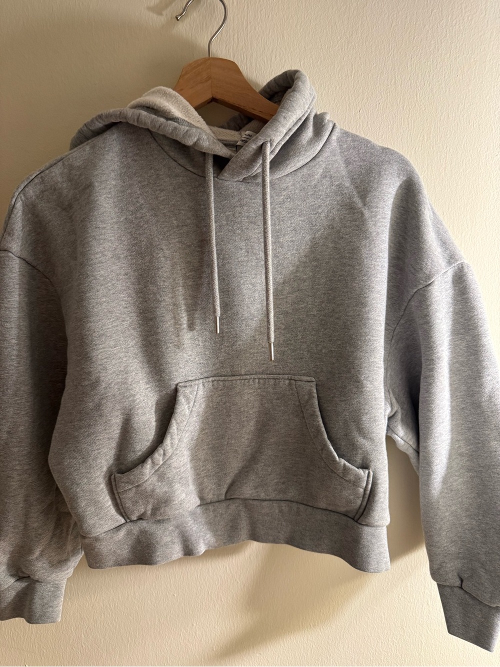 & Other Stories Light Gray Pullover Hoodie